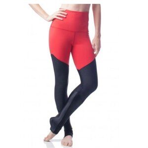 Emily Hsu Designs Vanguish Leggings Red Black Size S